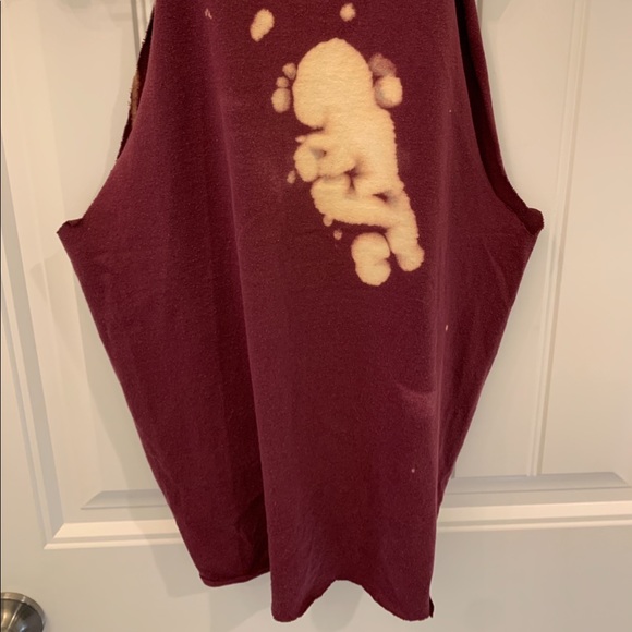 Tx college crop top cutoff shirt - Picture 6 of 7